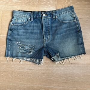 BDG Urban Outfitters Boyfriend Low-Rise Distressed Cutoff Denim Jean Shorts 28